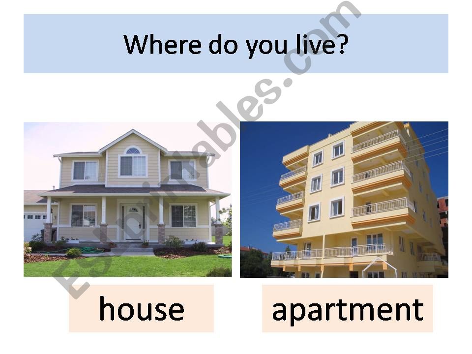 things in a house powerpoint