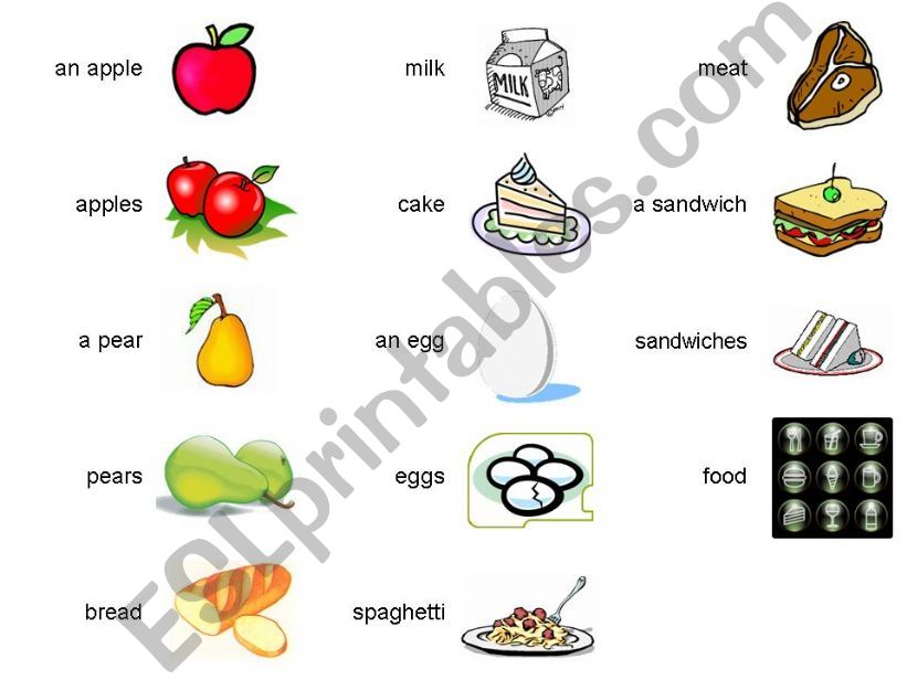 English Adventure 1 - Food powerpoint