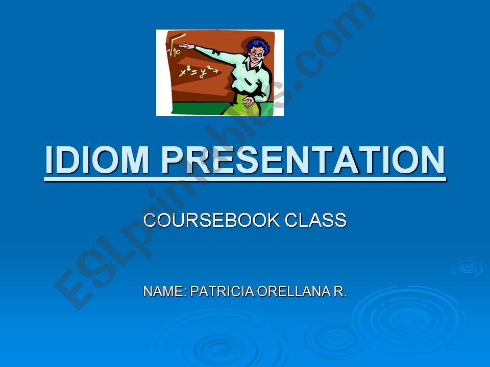 idioms powerpoint