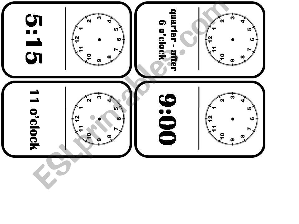 Time Telling Domino powerpoint
