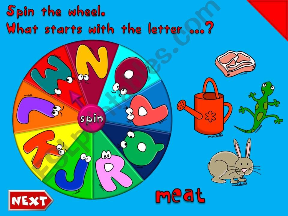 The English Alphabet *J-R* - GAME (1)