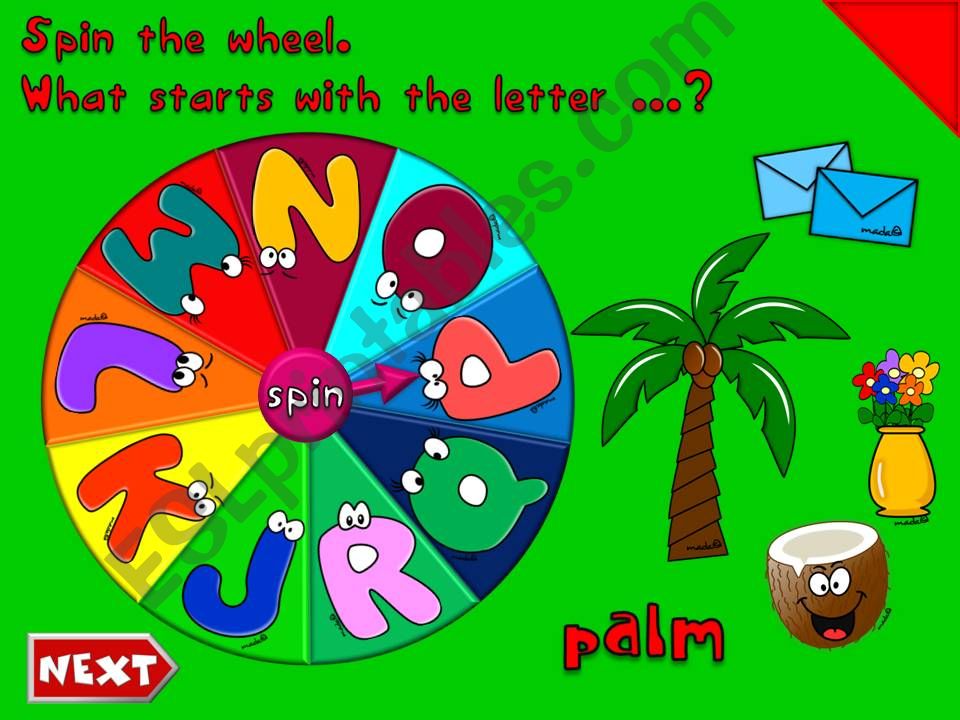 The English Alphabet *J-R* - GAME (2)