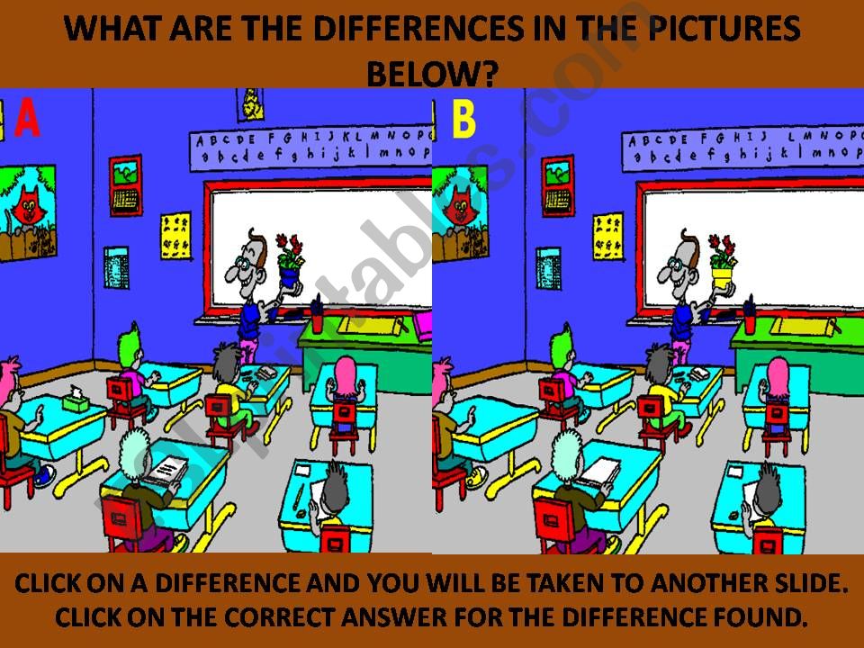 Find the differences between the two pictures (part 1)