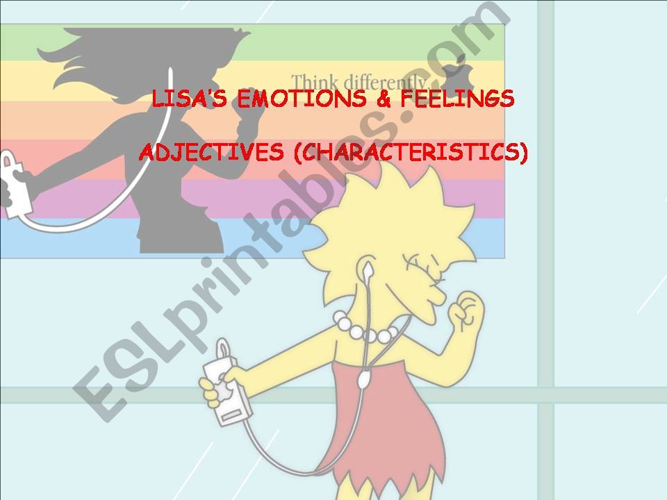 Lisas emotions & feelings powerpoint