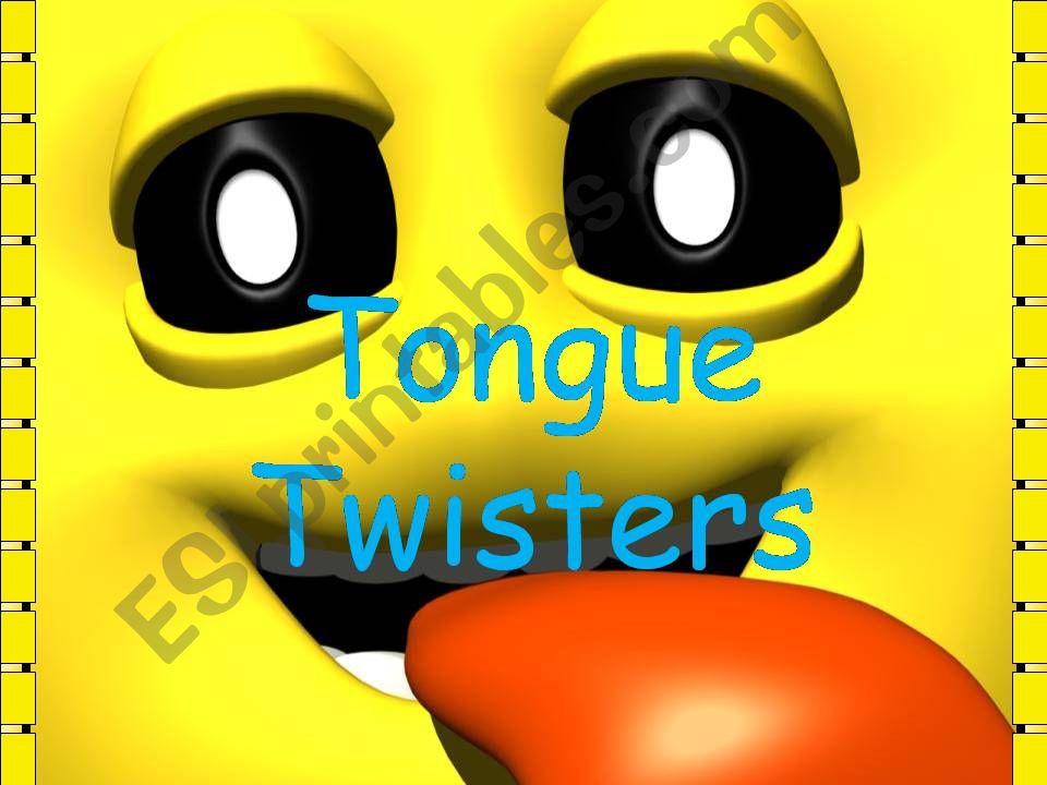 Tongue Twisters powerpoint