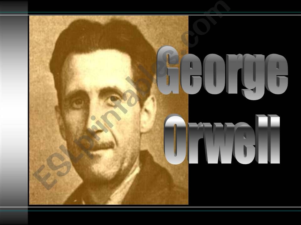 George Orwell powerpoint