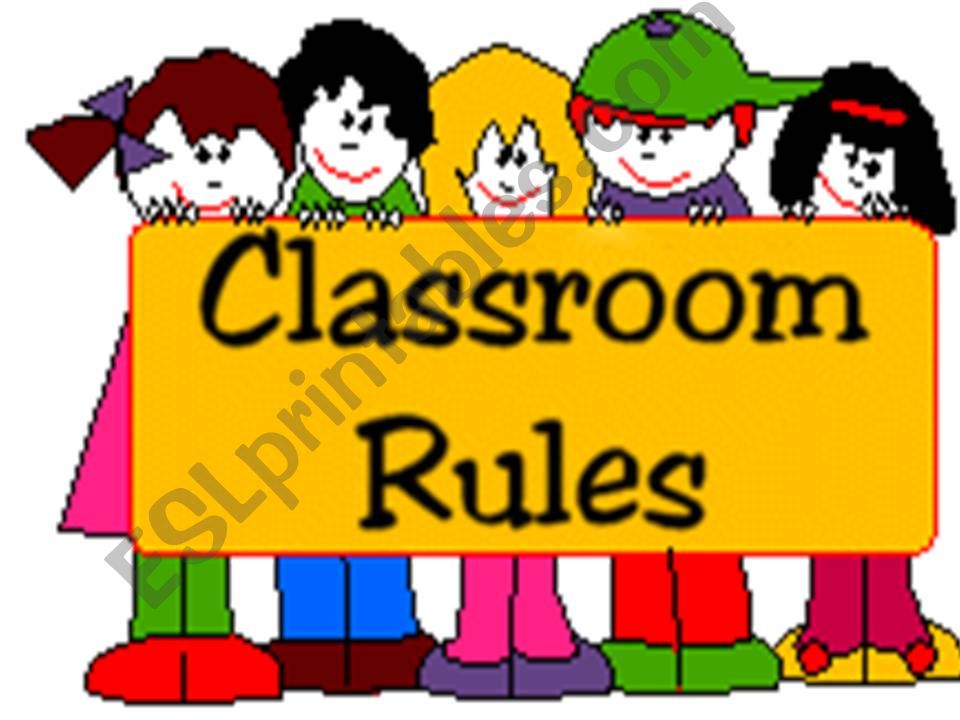 classroom rules powerpoint