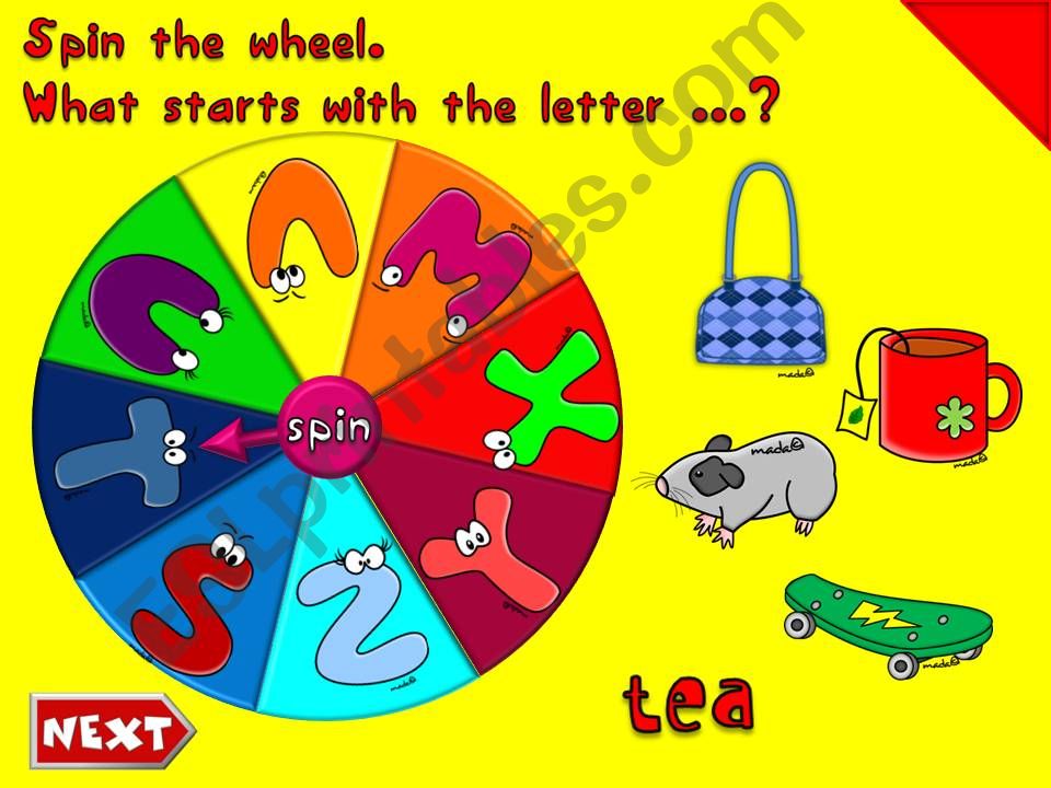 The English Alphabet *S-Z* - GAME (2)