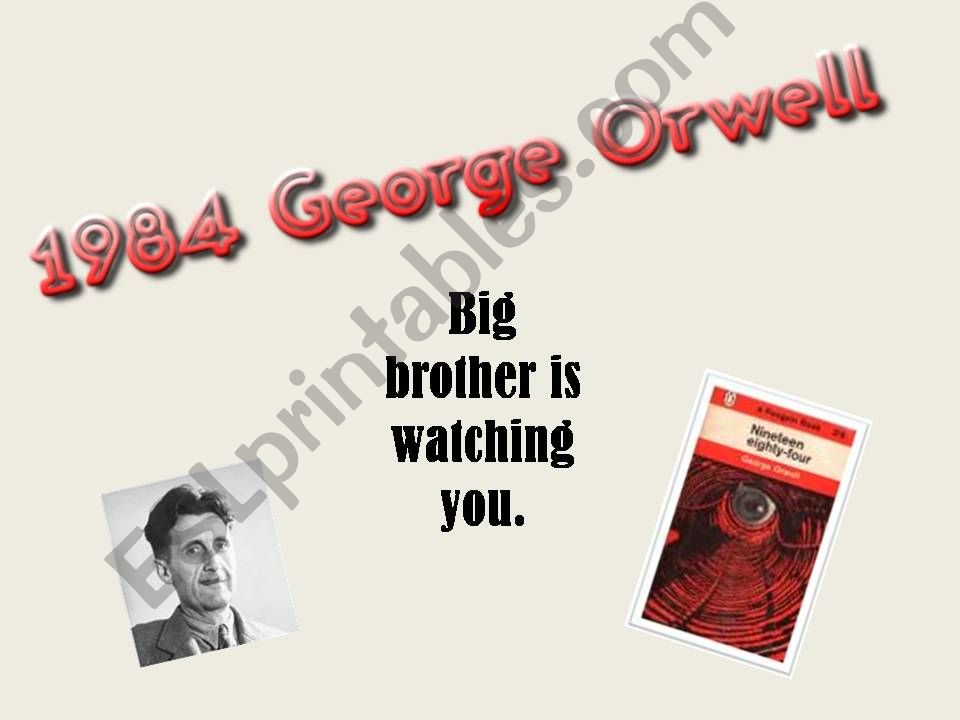1984 by George Orwell powerpoint