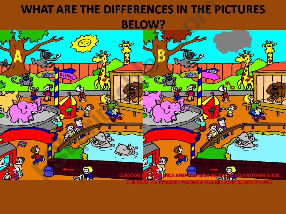 Find the differences in the two pictures part 3 do not combine