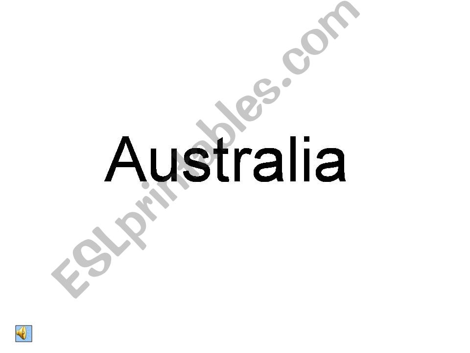 Australia powerpoint