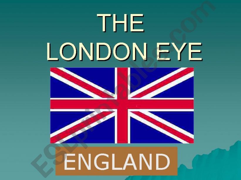 The London Eye powerpoint