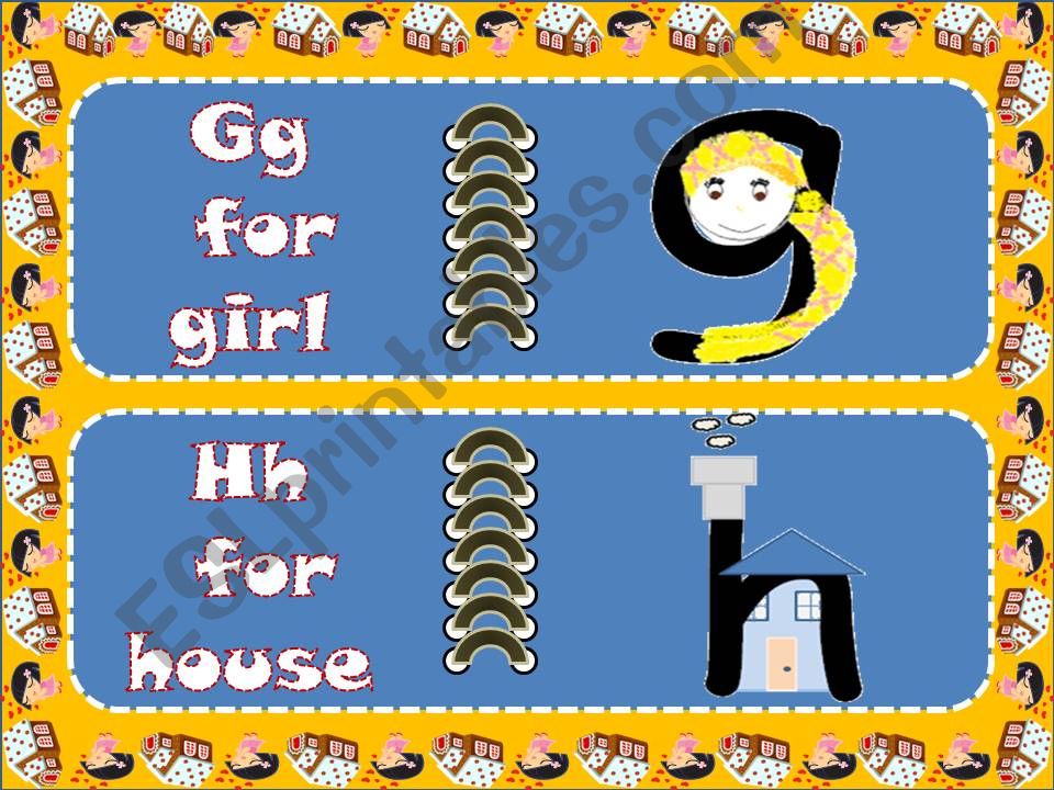 G-L Alphabet crafts powerpoint