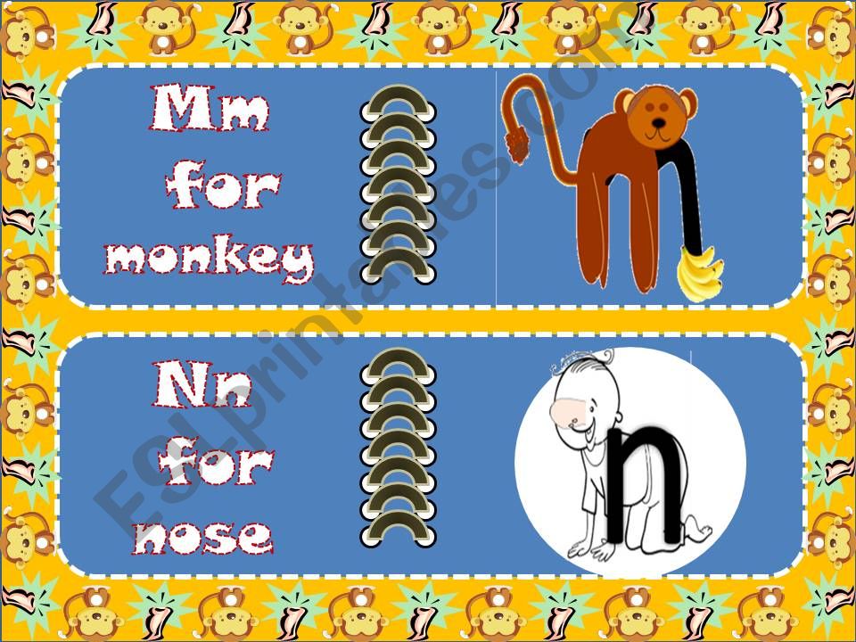 M-R Alphabet crafts powerpoint