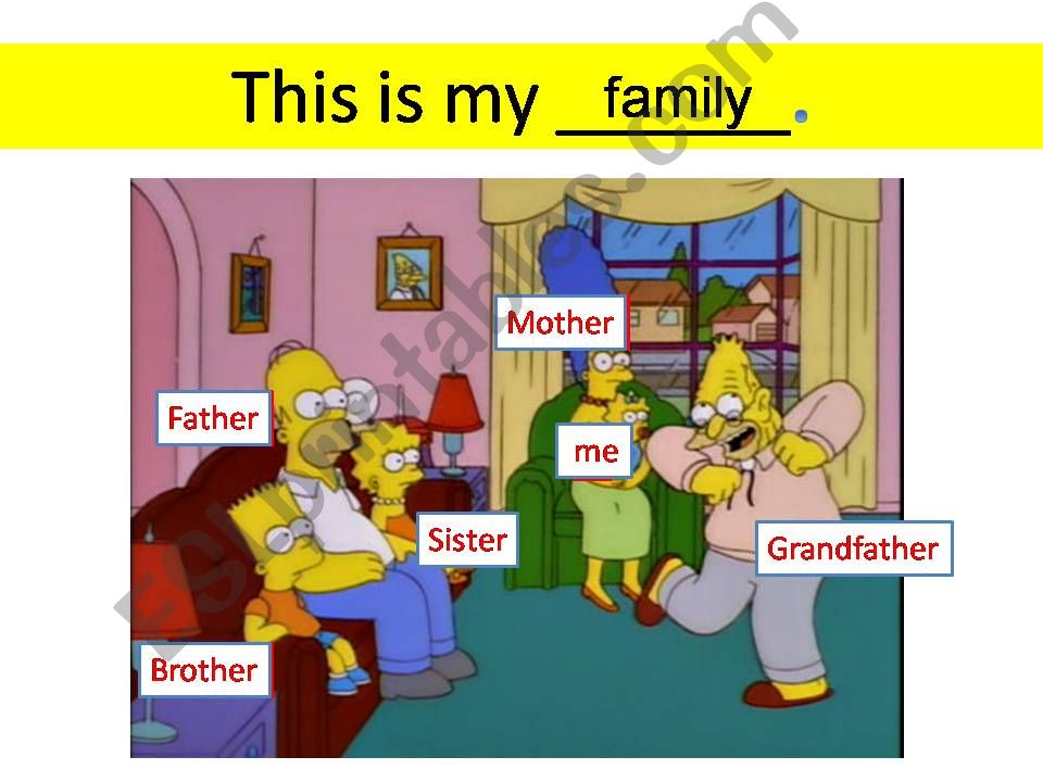 Family member powerpoint