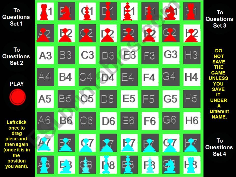 Verbs (100) Any Tense Chess or Checkers Game 
