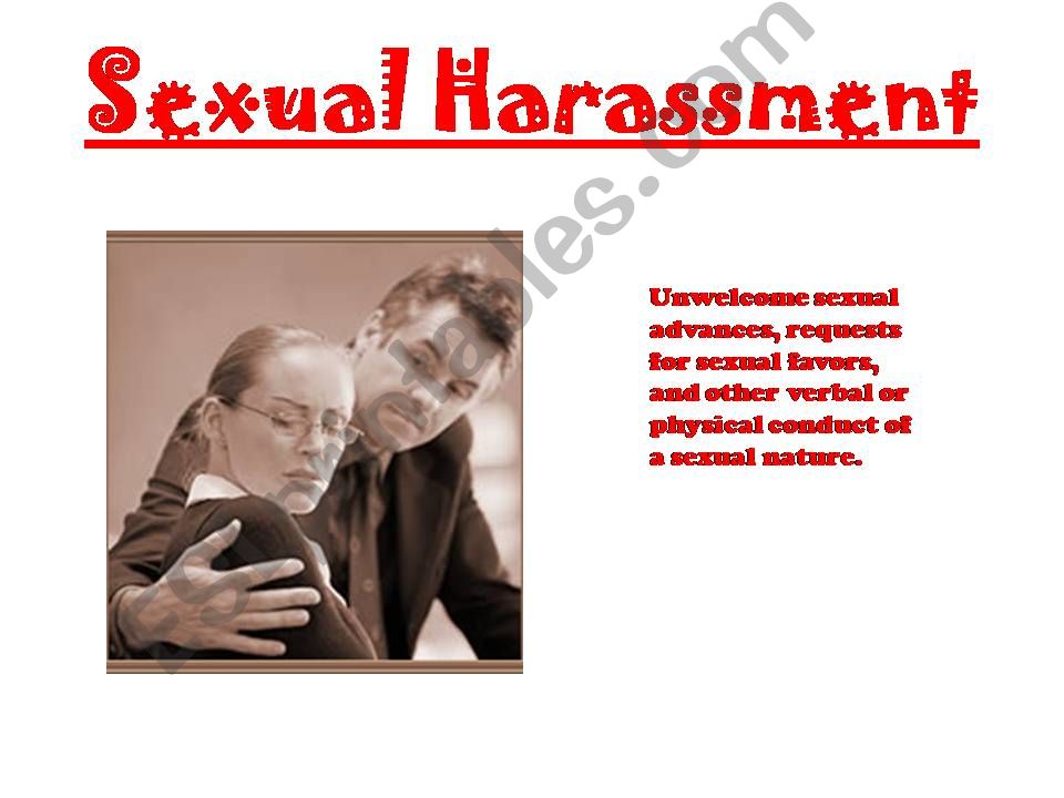Sexual Harassment powerpoint