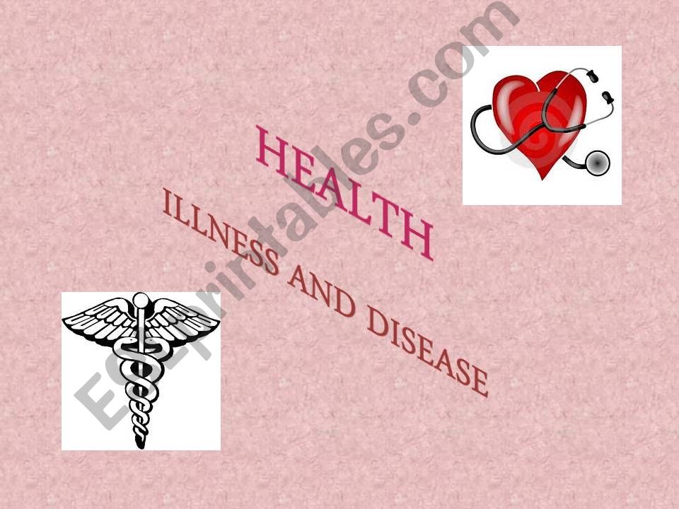 Health, illness and disease powerpoint