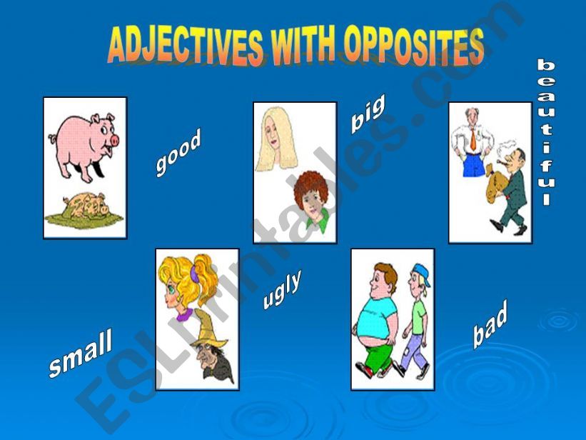 Adjectives with Opposites powerpoint