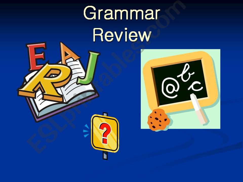 grammar review game ( 2nd part)
