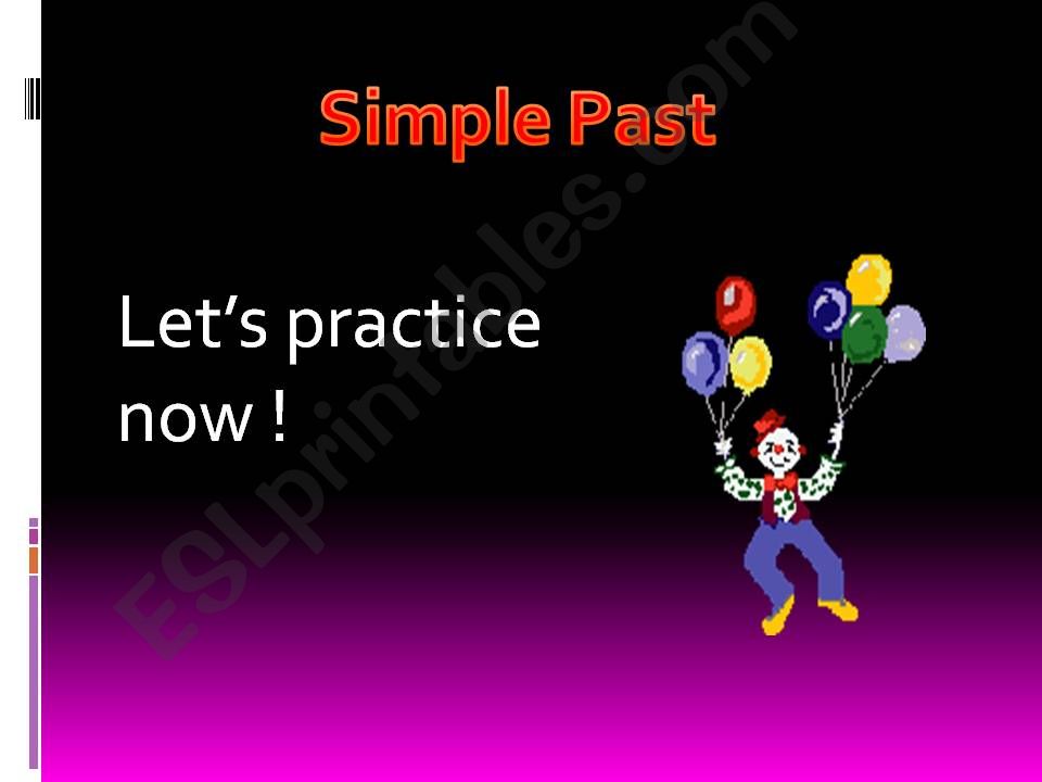 Simple Past powerpoint