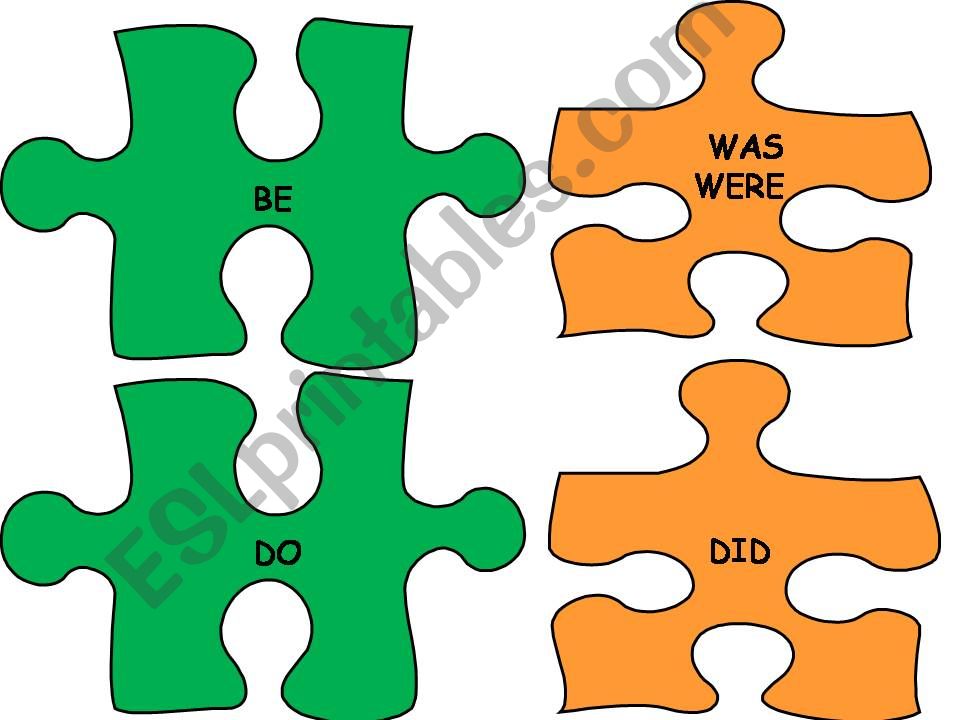 Irregular Verbs Puzzle  powerpoint