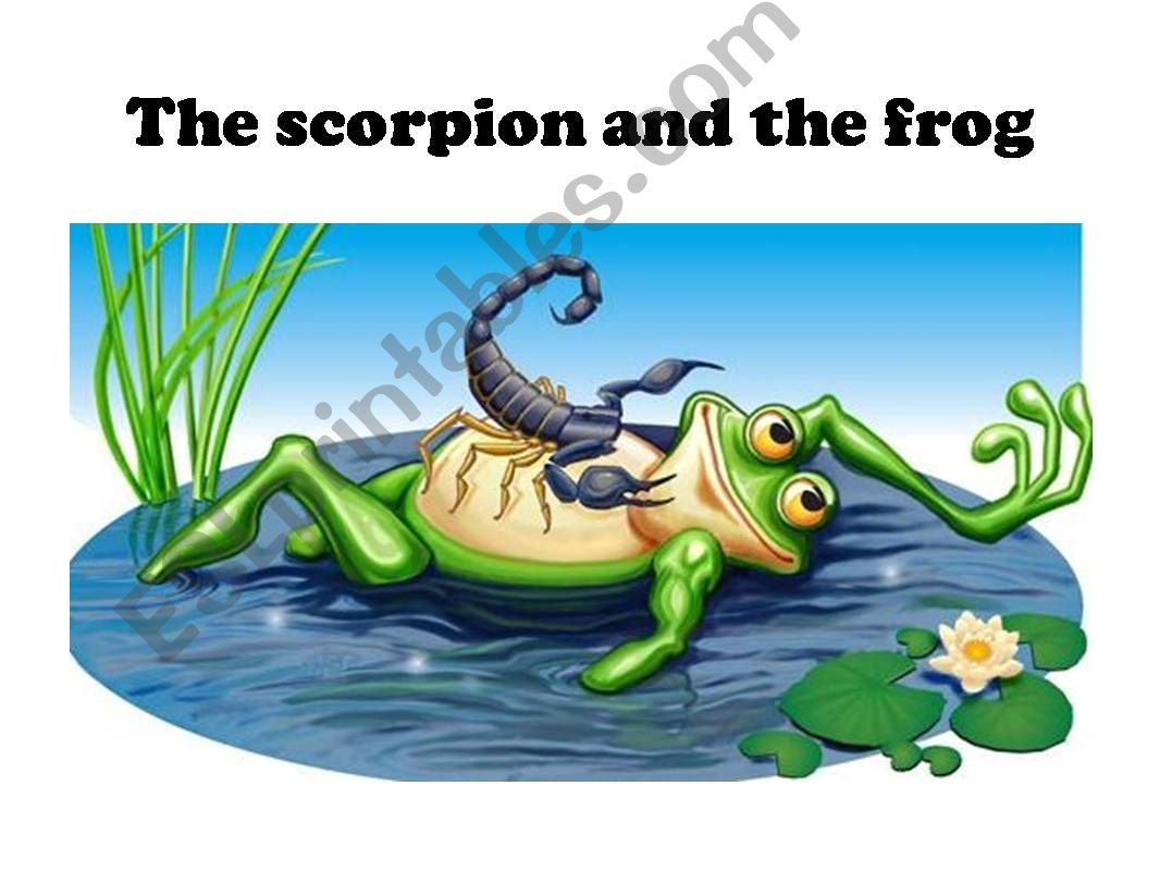 The scorpion and the frog powerpoint