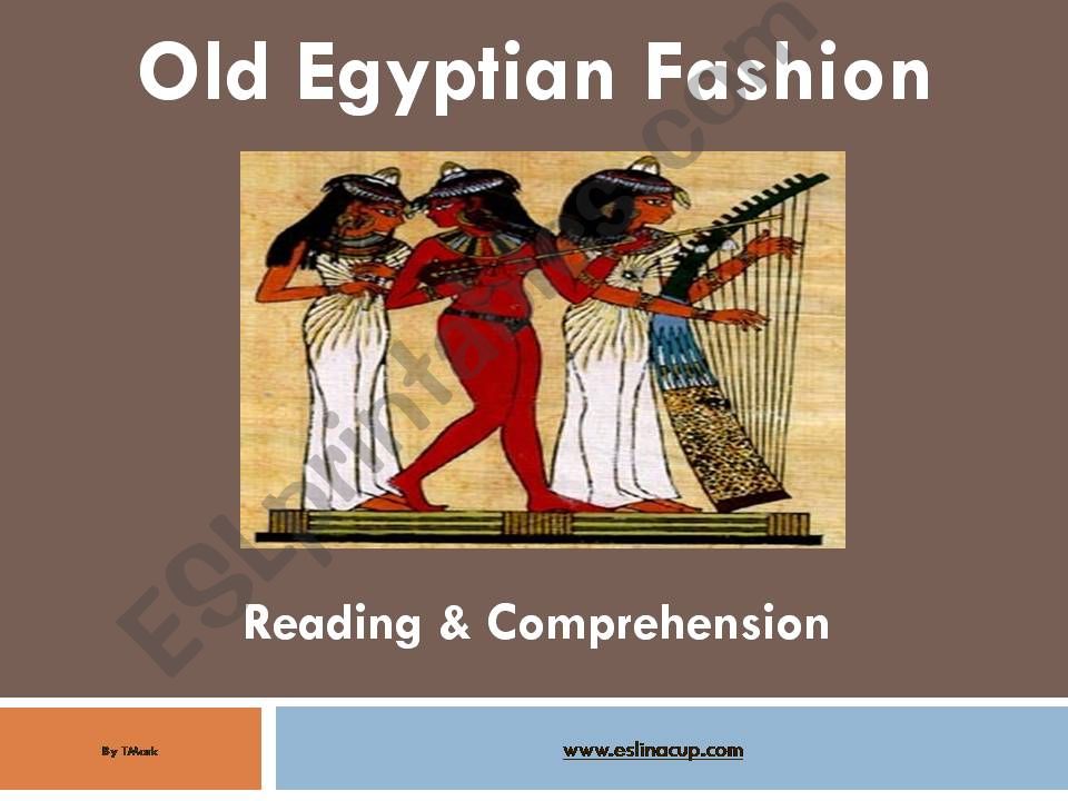 Old Egyptian Fashion powerpoint