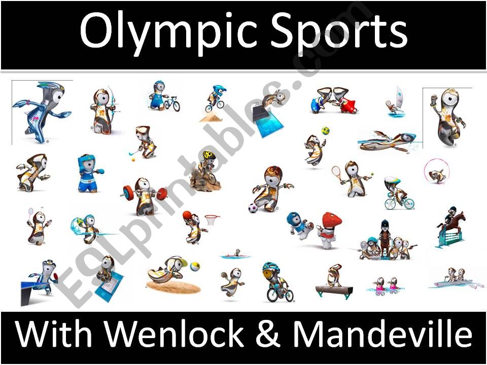 Olympic Sports with Wenlock & Mandeville