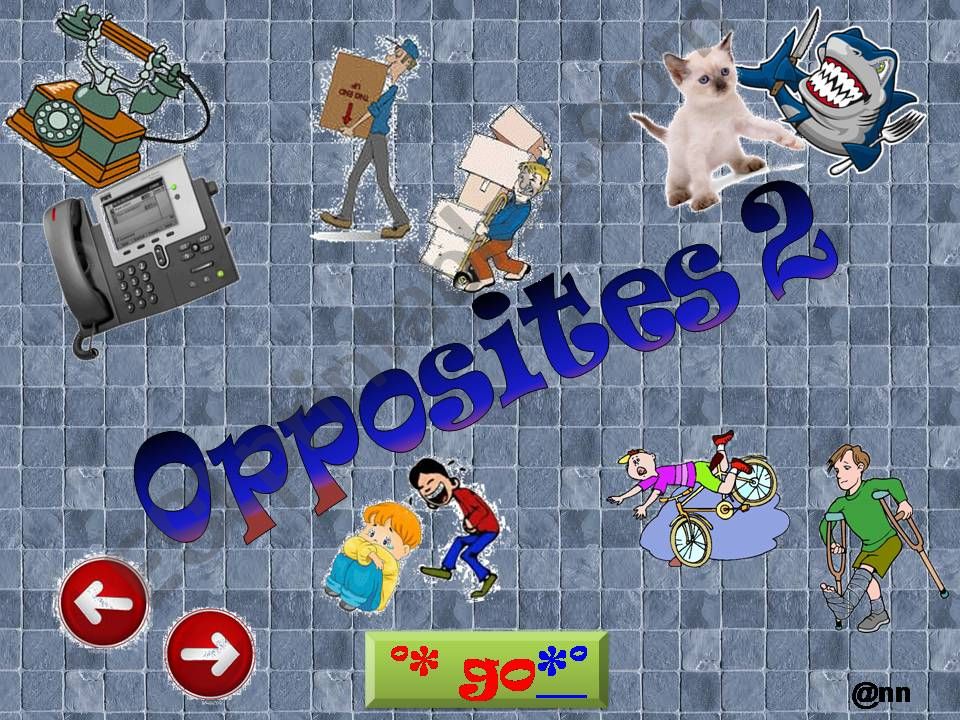 OPPOSITES 2 part 1 powerpoint