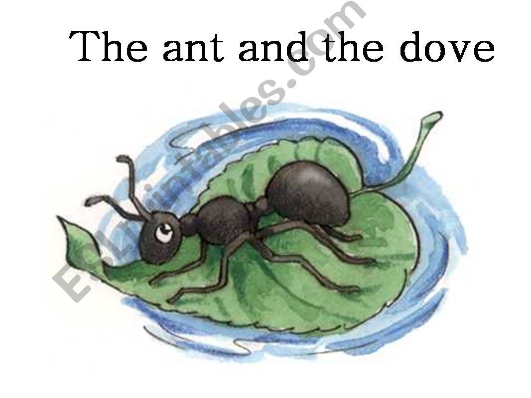 The dove and the ant powerpoint