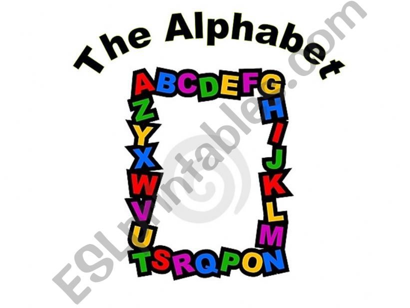 The Alphabet powerpoint