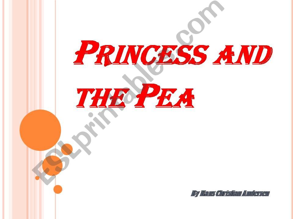 The Princess and the Pea powerpoint