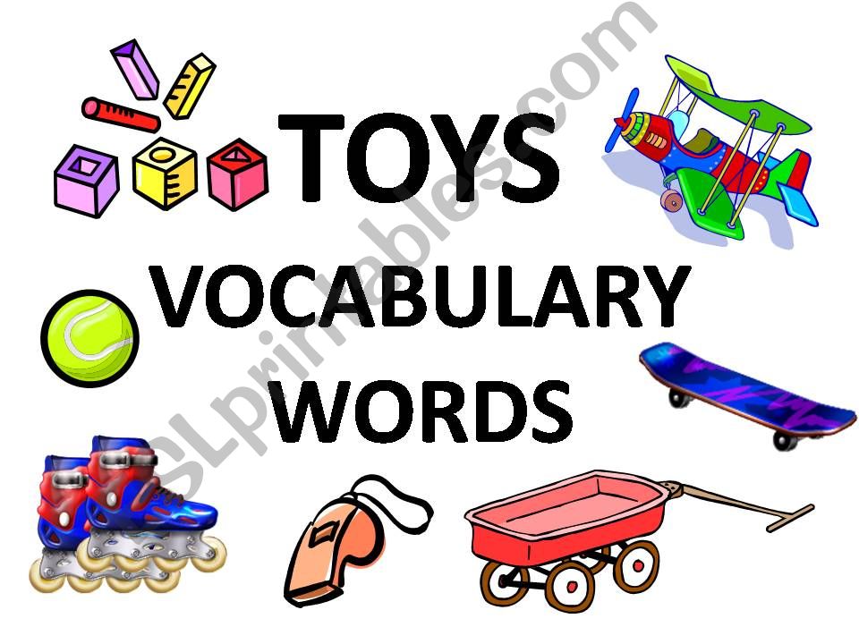 Toys Vocabulary PowerPoint powerpoint