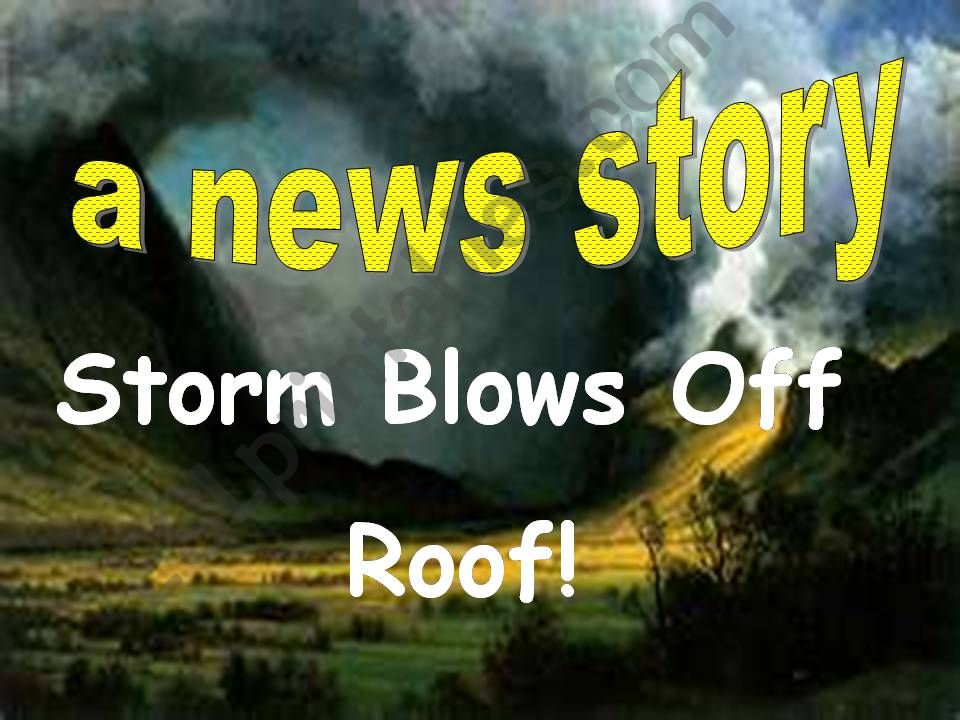A News Story powerpoint