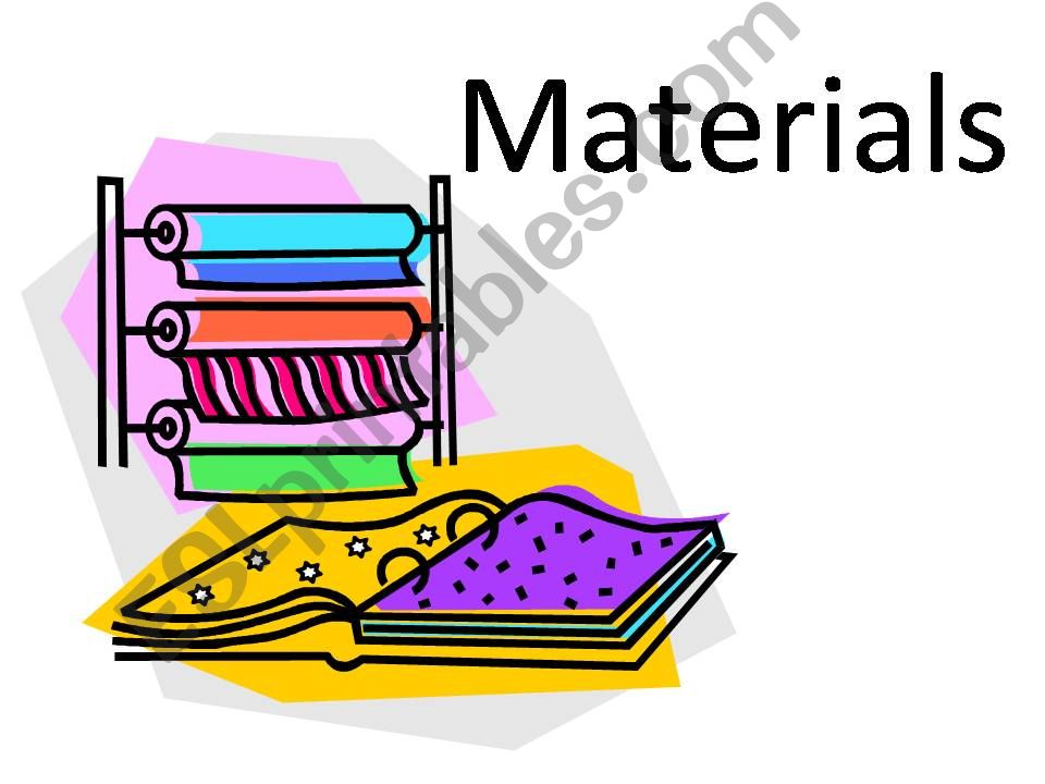Materials/cloth powerpoint