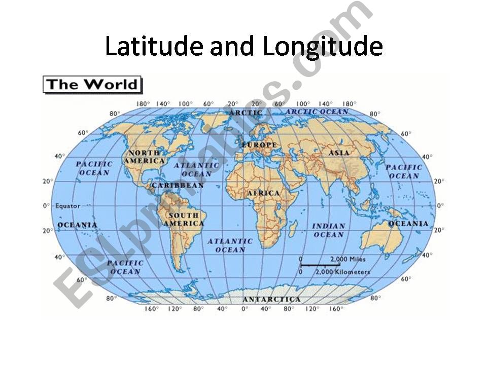Latitude and Longitude powerpoint