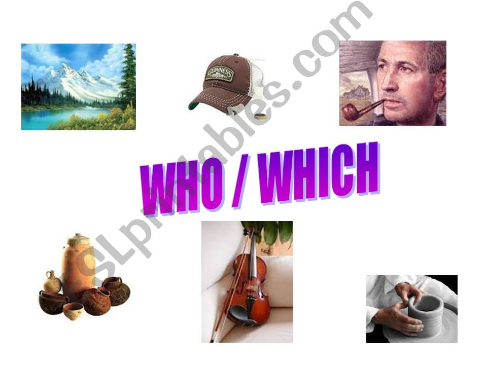 WHO /WHICH ? powerpoint