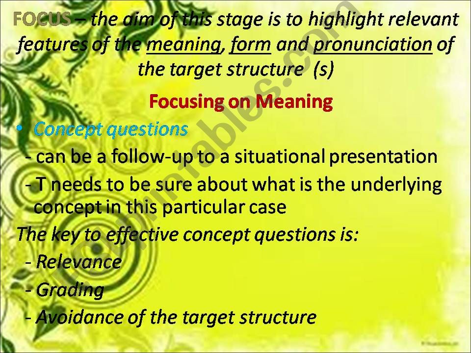 Grammar Approaches and Techniques PART 2