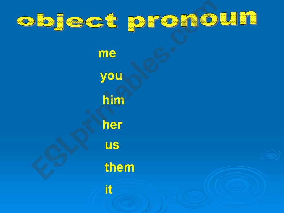 subject pronoun powerpoint