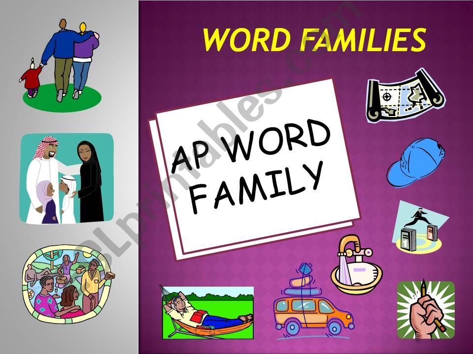 AP WORD FAMILY POWERPOINT powerpoint