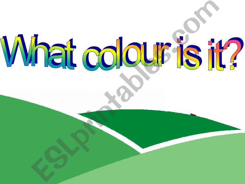 what colour is it? powerpoint