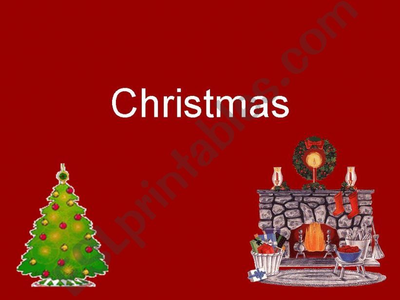 Christmas Vocabulary Part 1 powerpoint