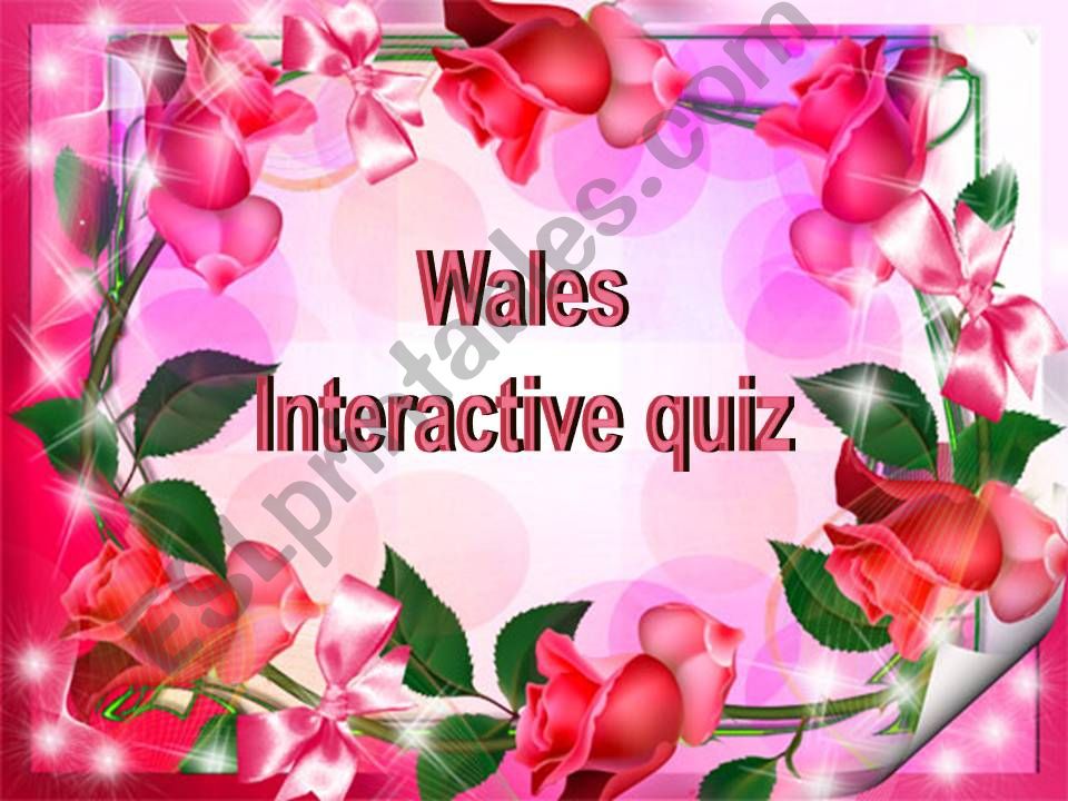 Wales interactive quiz powerpoint
