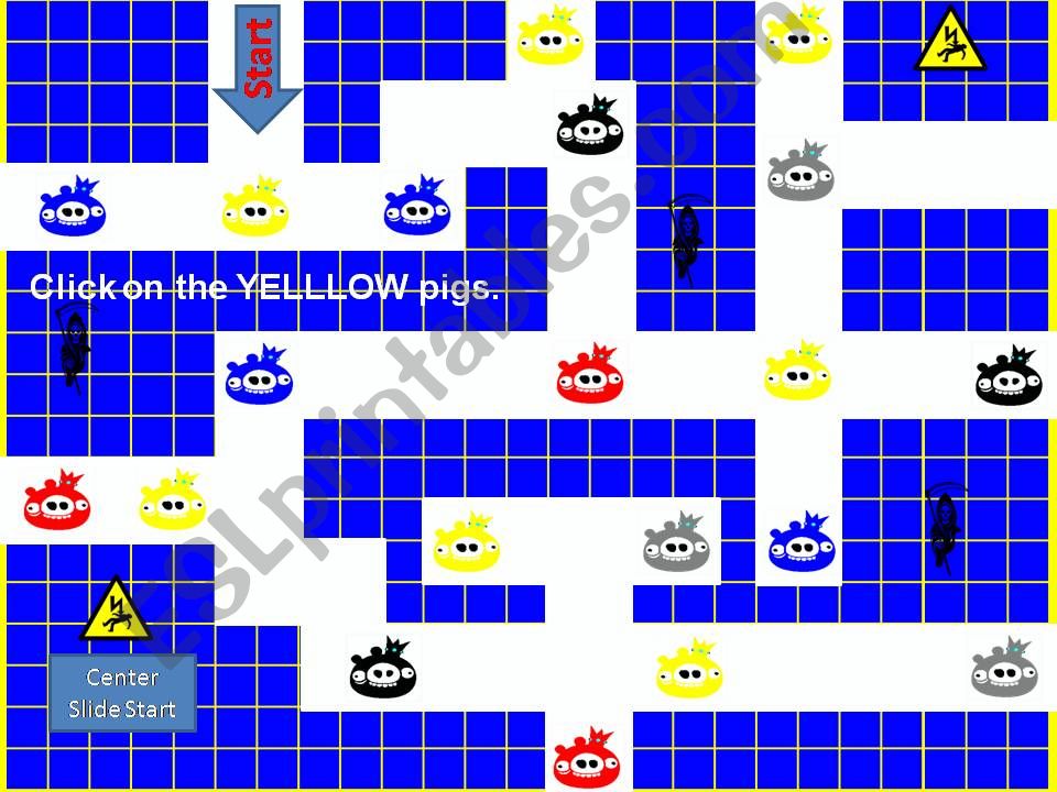 Colours Big Maze Game Part 1 Level Easy