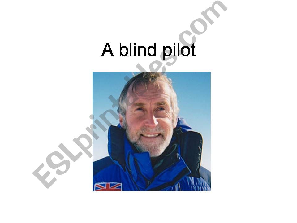 A blind pilot powerpoint