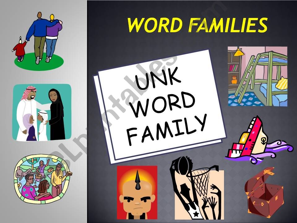 UNK WORD FAMILY POWERPOINT powerpoint