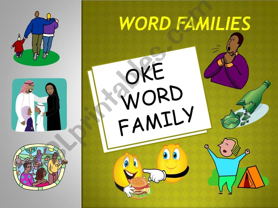 OKE WORD FAMILY POWERPOINT powerpoint