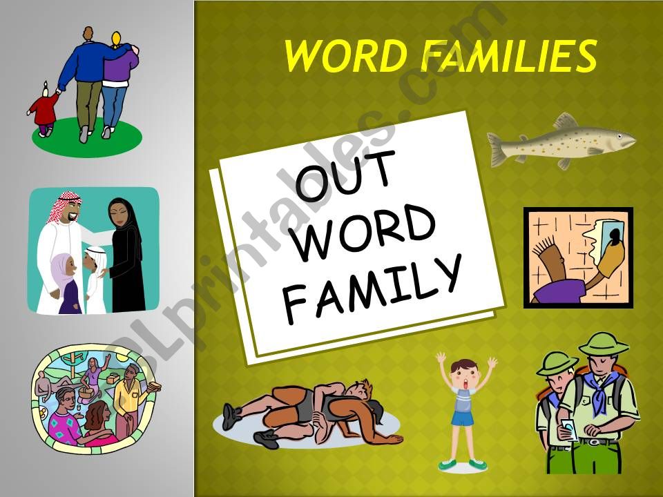 OUT WORD FAMILY POWERPOINT powerpoint