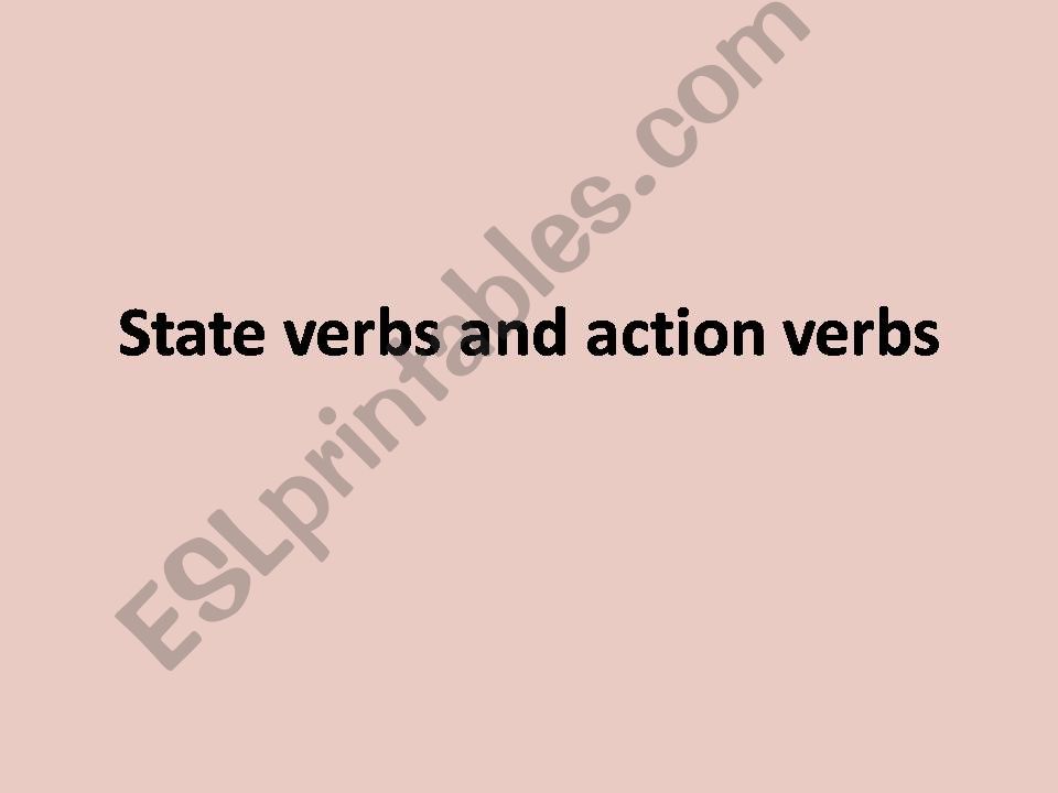 sative and action verbs powerpoint